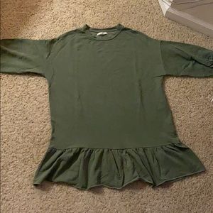 Pull & Bear frill hem dress